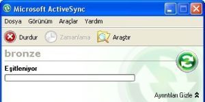 ActiveSync Ekran Grnts