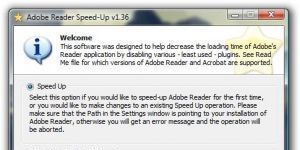 Adobe Reader SpeedUp Ekran Görüntüsü