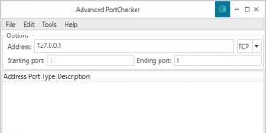 Advanced PortChecker Ekran Görüntüsü