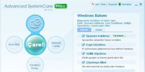 Advanced SystemCare Free Ekran Grnts