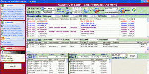 AGSoft Çek Senet Takip Programı Ekran Görüntüsü