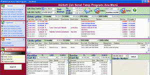 AGSoft ek Senet Takip Program Ekran Grnts
