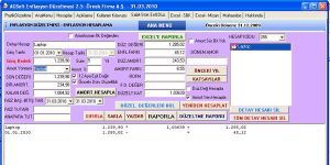 AGSOFT Enflasyon Dzeltmesi Program 2010 Ekran Grnts