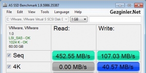 AS SSD Benchmark Ekran Grnts