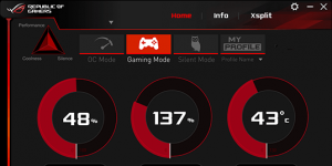 Asus GPU Tweak III Ekran Görüntüsü