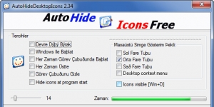 AutoHideDesktopIcons Ekran Grnts