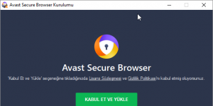 Avast Secure Browser Ekran Grnts