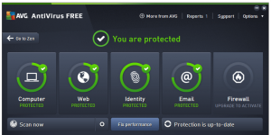 AVG Antivirus Free Ekran Grnts