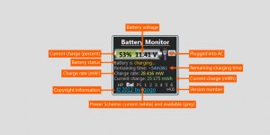 Battery Monitor Ekran Grnts