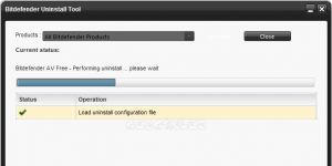 Bitdefender Uninstall Tool Ekran Grnts