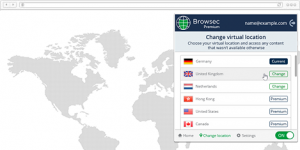 Browsec VPN Chrome Ekran Görüntüsü