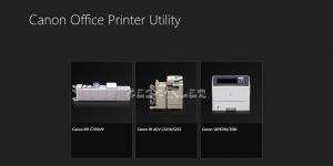 Canon Office Printer Utility Ekran Görüntüsü