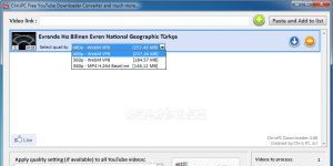 ChrisPC Free VideoTube Downloader Ekran Grnts