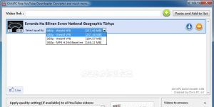 ChrisPC Free VideoTube Downloader Ekran Grnts