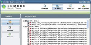 COMODO Registry Cleaner Ekran Görüntüsü