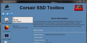 Corsair SSD Toolbox Ekran Görüntüsü