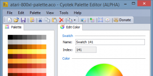 Cyotek Color Palette Editor Ekran Grnts