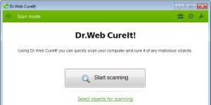 Dr.WEB CureIt! Ekran Grnts