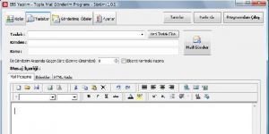 EBS Toplu Mail Gnderim Program Ekran Grnts