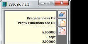 ESBCalc Ekran Grnts