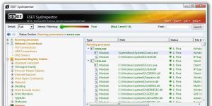 ESET SysInspector Ekran Grnts
