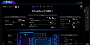 EVGA Precision X1 Ekran Grnts