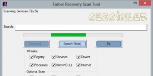 Farbar Recovery Scan Tool Ekran Görüntüsü