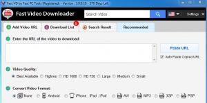 Fast Video Downloader Ekran Grnts