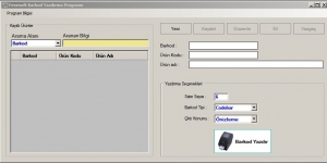 Fenesoft Barkod Yazdrma Program Ekran Grnts