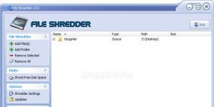 File Shredder Ekran Grnts