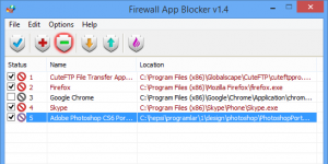 Firewall App Blocker Ekran Grnts