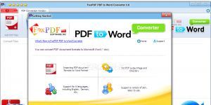 FoxPDF PDF to Word Converter Ekran Grnts