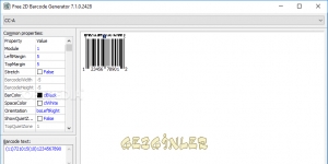 Free 2D Barcode Generator Ekran Grnts