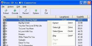 Free CD to MP3 Converter Ekran Grnts