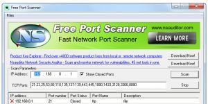 Free Port Scanner Ekran Grnts