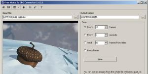 Free Video to JPG Converter Ekran Grnts