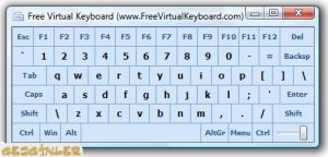 Free Virtual Keyboard Ekran Görüntüsü
