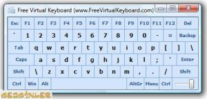 Free Virtual Keyboard Ekran Grnts