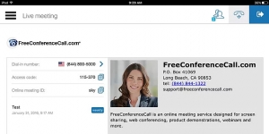 FreeConferenceCall Ekran Görüntüsü