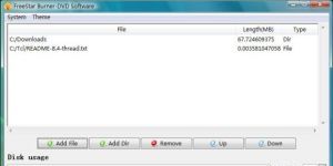 FreeStar Burner-DVD Software Ekran Grnts