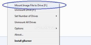 gBurner Virtual Drive Ekran Grnts