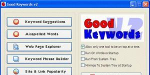 Keyword Strategy Studio (eskiden Good Keywords) Ekran Görüntüsü
