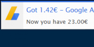 Google AdSense Notifier Ekran Grnts