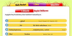 Hadis Ezber Etkinlikleri Ekran Grnts