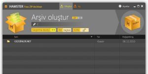 Hamster Free ZIP Archiver Ekran Grnts