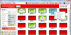 PlayStation Cafe Program - HasanSoft Ekran Grnts