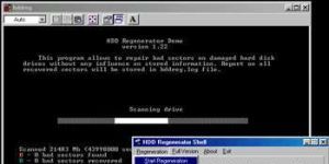 HDD Regenerator Ekran Grnts
