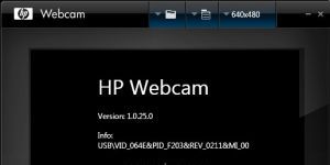 HP Webcam Software Ekran Grnts