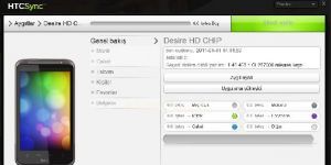 HTC Sync Manager Ekran Grnts