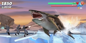 Hungry Shark World PC (BlueStacks) Ekran Grnts